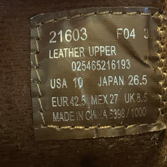 Size 10 - Thom McAn Womens Mocha Mousse Brown Leather Ankle Boots Faux Fur - Picture 3 of 12